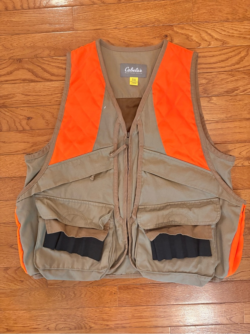 Cabela's Women’s Hunting Vest in High Vis Orange and Tan